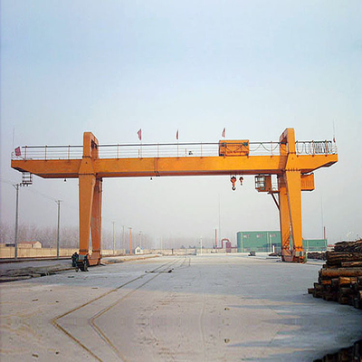 Porto 50 Ton Rail Mounted Container Gantry Crane Double Girder una garanzia da 1 anno